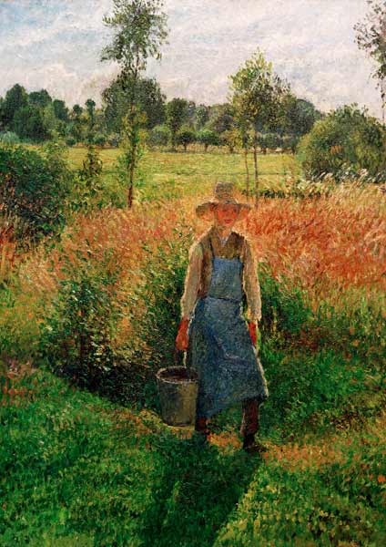 Der Gärtner, Nachmittagssonne, Eragny from Camille Pissarro