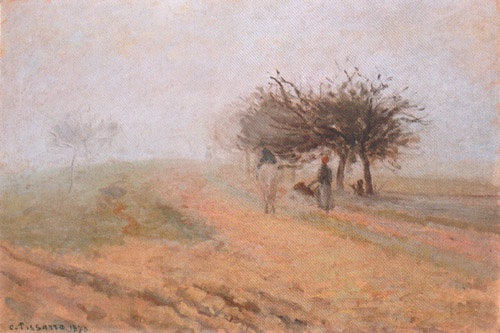 Nebliger Morgen in Creil from Camille Pissarro