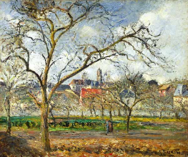 Obstgarten bei Pontoise im frühen Winter from Camille Pissarro