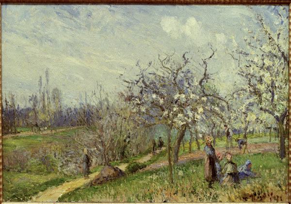 Pissarro/ Blühender Obstgarten/ 1872 from Camille Pissarro