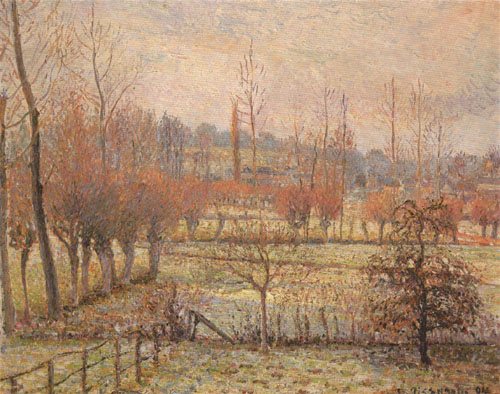 Raureif, Morgen from Camille Pissarro