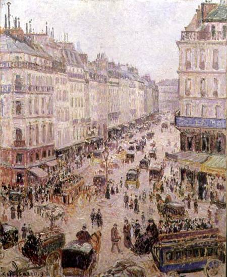 Rue de l'Epicerie, Rouen, on a Sunny Afternoon from Camille Pissarro