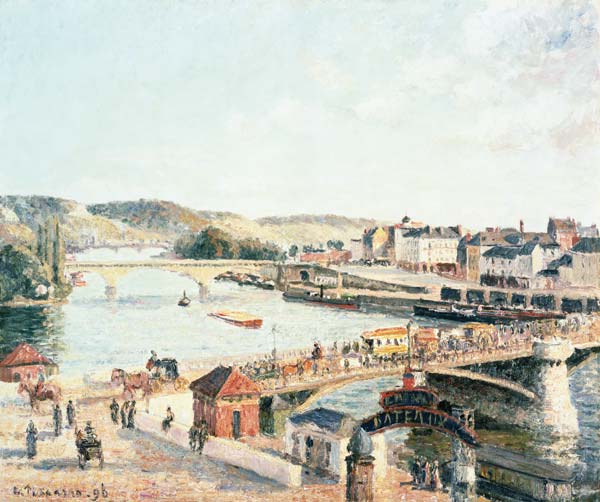 Ein sonniger Nachmittag in Rouen from Camille Pissarro