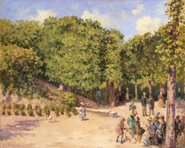 Town Park in Pontoise from Camille Pissarro