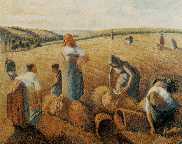 Die Ährensammlerinnen from Camille Pissarro