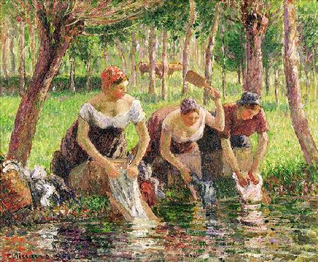 The Washerwomen, Eragny
