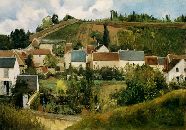 Ansicht von L´ Hermitage from Camille Pissarro