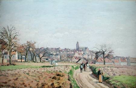View of Pontoise from Camille Pissarro