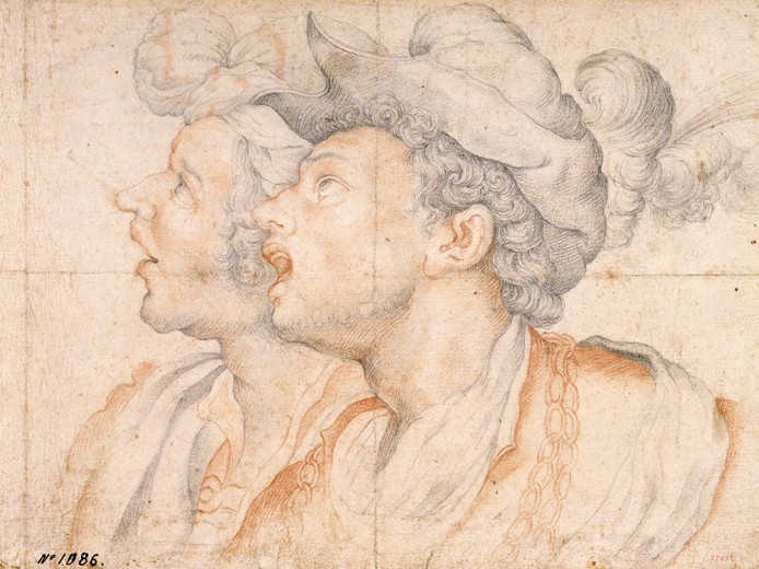 Two Youths' Heads from Camillo Procaccini