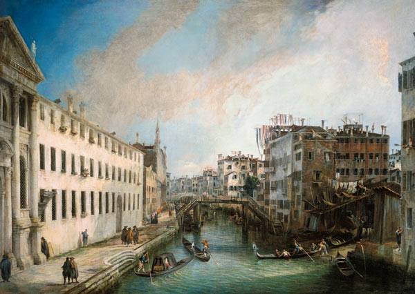 Rio dei Mendicanti from Giovanni Antonio Canal (Canaletto)