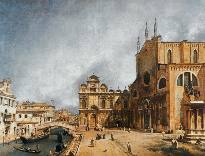 SS. Giovanni e Paolo and the Scuola di S. Marco from Giovanni Antonio Canal (Canaletto)