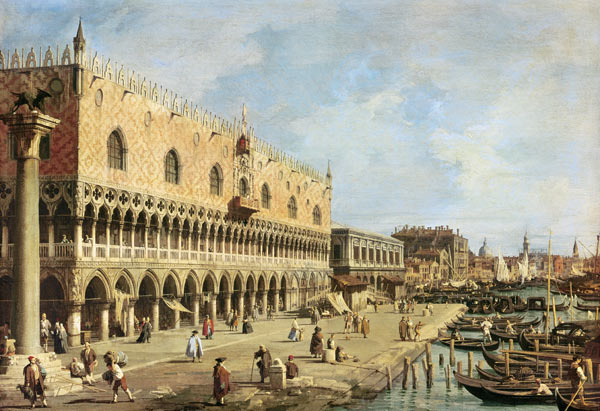 The Riva degli Schiavoni, Venice from Giovanni Antonio Canal (Canaletto)