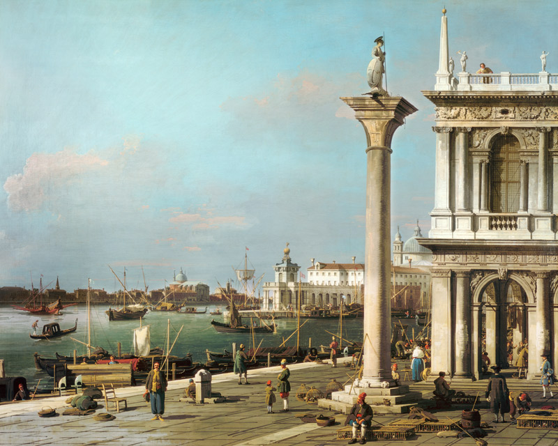 View of The Entrance to the Grand Canal from the Piazzetta from Giovanni Antonio Canal (Canaletto)