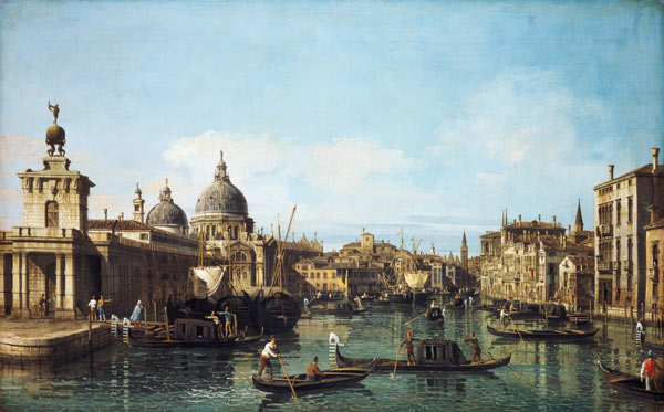 Am Beginn des Canale Grande in Venedig from Giovanni Antonio Canal (Canaletto)