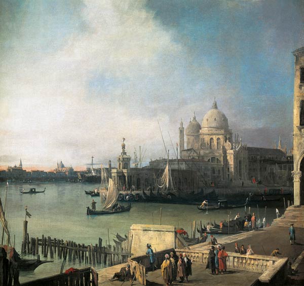 Die Einfahrt zum Canal Grande from Giovanni Antonio Canal (Canaletto)