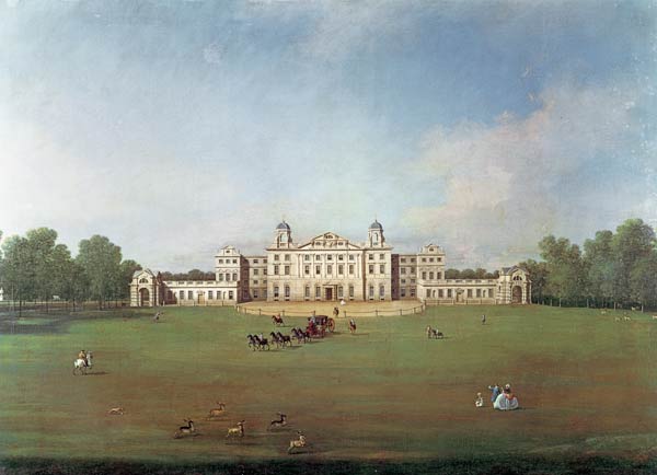 Badminton House, Gloucestershire from Giovanni Antonio Canal (Canaletto)