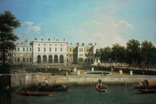 Das Old Somerset House from Giovanni Antonio Canal (Canaletto)