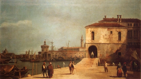 Fonteghetto della Farina from Giovanni Antonio Canal (Canaletto)