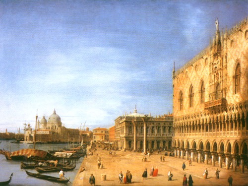 The Molo looking West from Giovanni Antonio Canal (Canaletto)