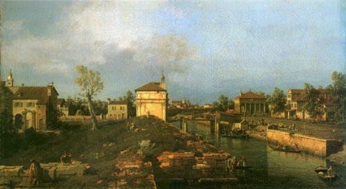 Padua: the Brenta Canal and the Porta Portello from Giovanni Antonio Canal (Canaletto)