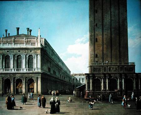 Piazza San Marco: Looking West from the North End of the Piazzetta from Giovanni Antonio Canal (Canaletto)