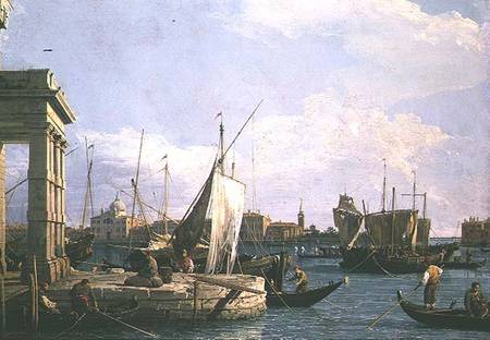 The Punta della Dogana from Giovanni Antonio Canal (Canaletto)
