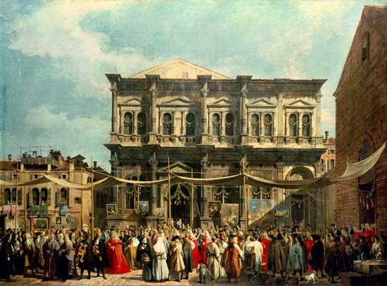 Das Rochusfest from Giovanni Antonio Canal (Canaletto)