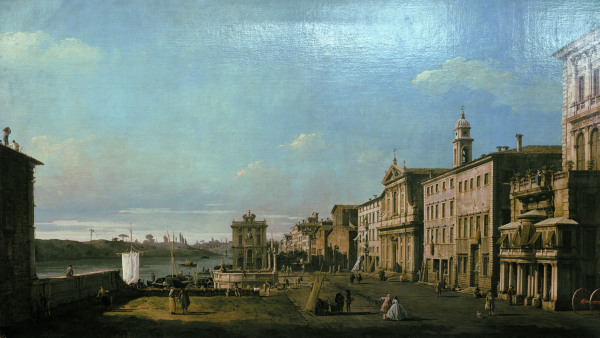 Rome, Via di Ripetta / Canaletto from Giovanni Antonio Canal (Canaletto)