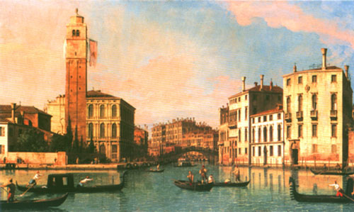 S. Geremia and the Entrance to the Cannaregio from Giovanni Antonio Canal (Canaletto)