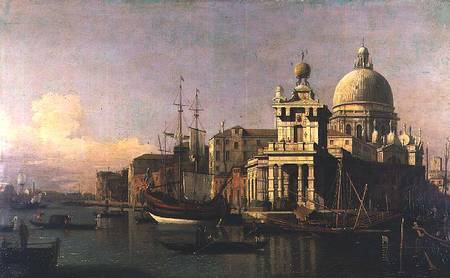 A view of the Dogana and Santa Maria della Salute from Giovanni Antonio Canal (Canaletto)