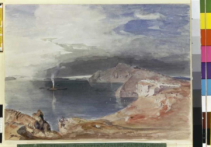 Insel Santorin from Carl Anton Joseph Rottmann