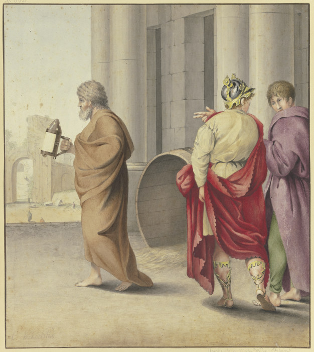 Diogenes sucht Menschen from Carl Friedrich Wendelstadt