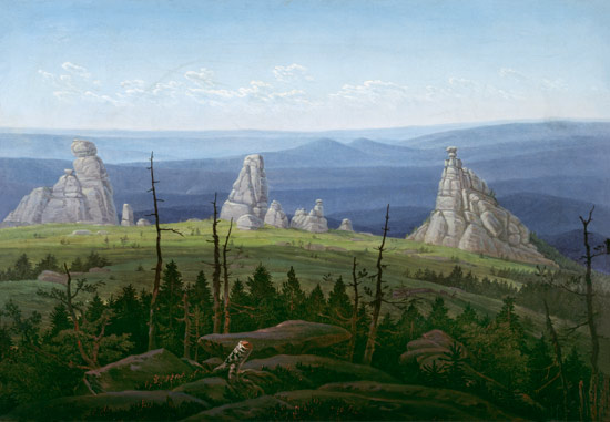 Die Dreisteine im Riesengebirge from Carl Gustav Carus