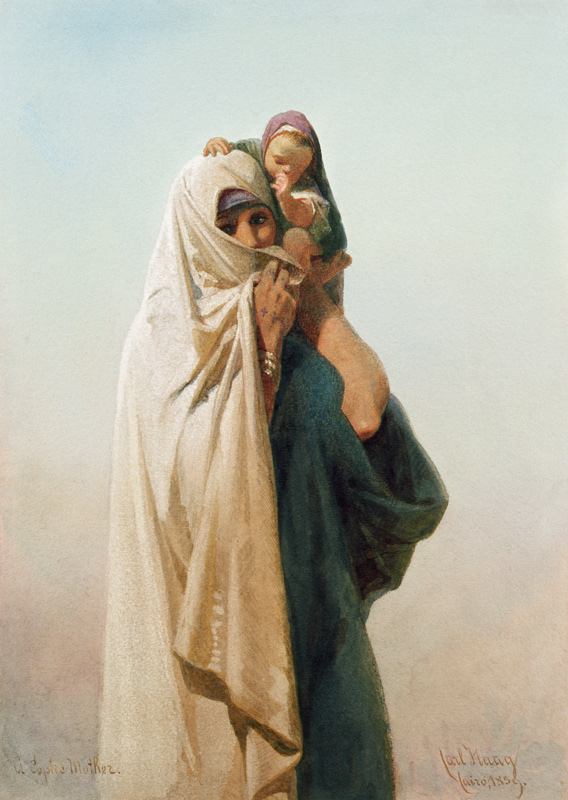A Coptic Mother from Carl Haag