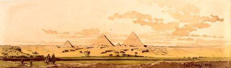The Pyramids of Giza from Carl Haag
