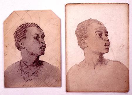Study of an African Head from Carl Haag