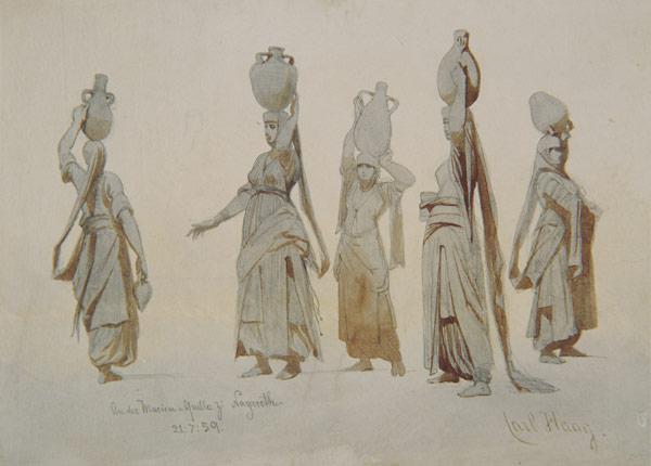 Female water carriers, Nazareth