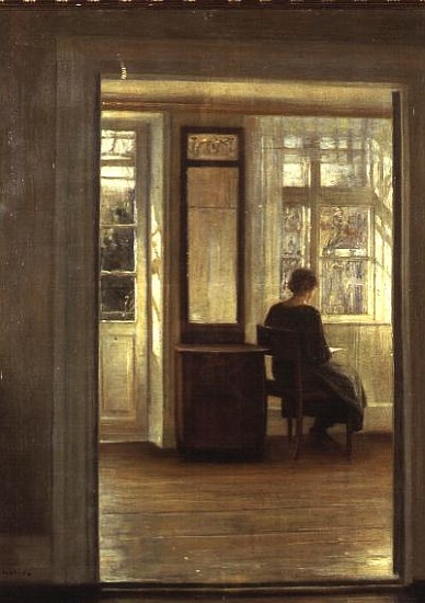 A Lady in an Interior from Carl Holsoe