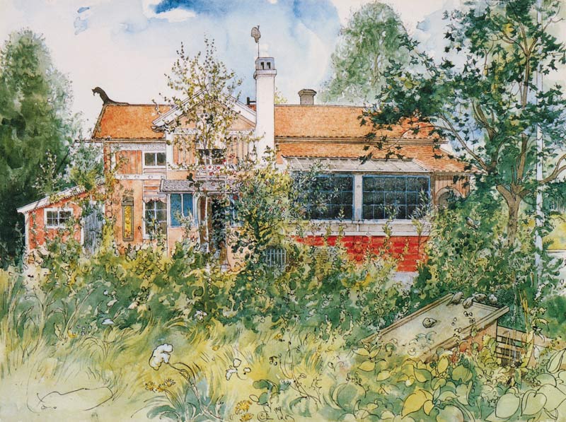 The Cottage, from 'A Home' series from Carl Larsson