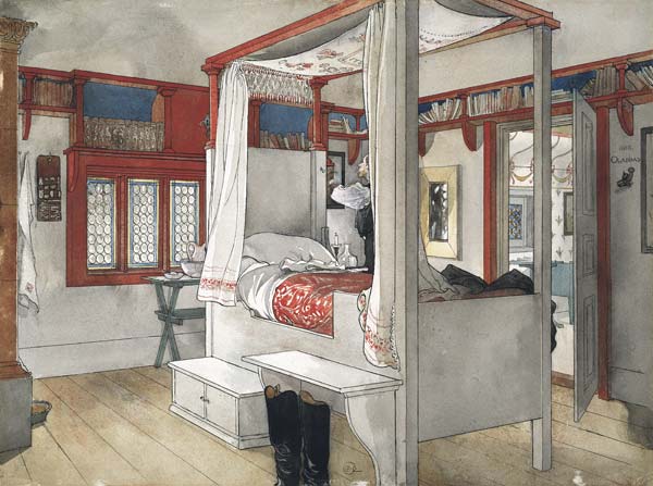 Daddy's Room, from 'A Home' series from Carl Larsson