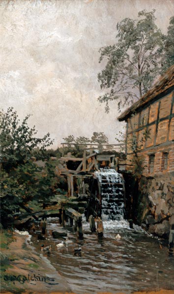 Wassermühle in Langen-Brütz. from Carl Malchin