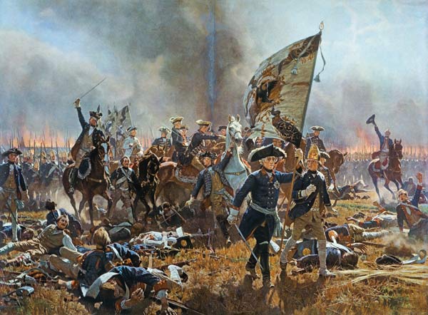 Friedrich der Große in der Schlacht von Zorndorf from Carl Röchling