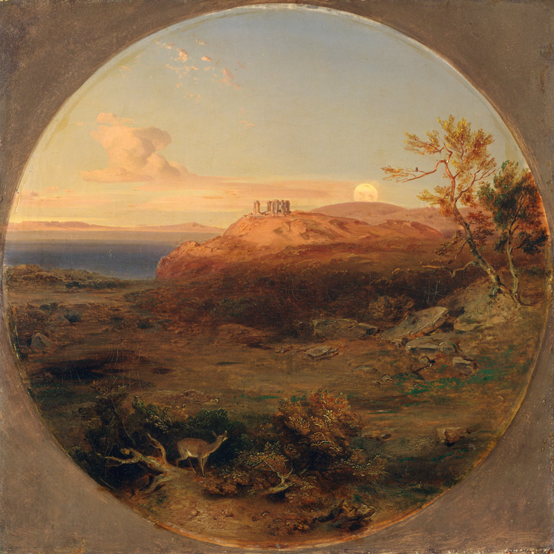 Griechische Landschaft auf der Insel Aegina from Carl Rottmann