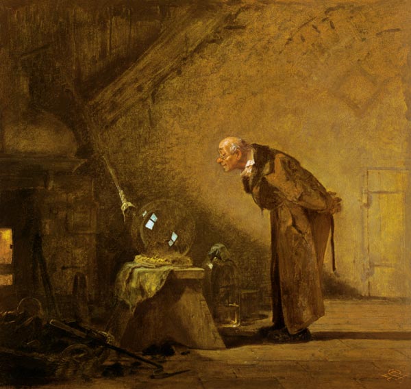 Der Alchimist from Carl Spitzweg