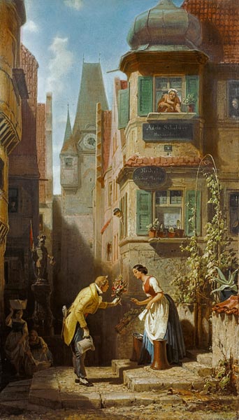 Der ewige Hochzeiter from Carl Spitzweg