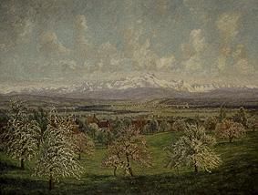 Blühende Obstbäume im Thurtal (Schweiz) from Carl Theodor Meyer-Basel