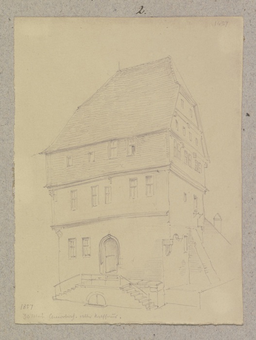 Das alte Rathaus in Amorbach from Carl Theodor Reiffenstein