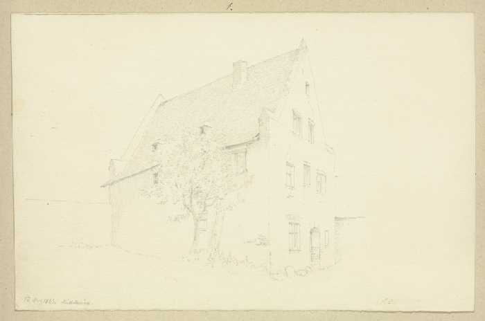 Haus in Mittelheim from Carl Theodor Reiffenstein