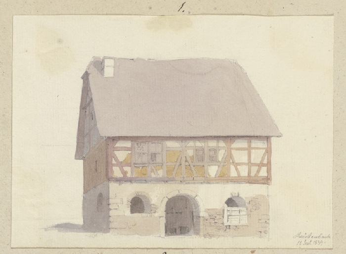 Haus in Reichenbach from Carl Theodor Reiffenstein