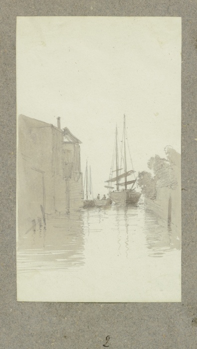 Kanalpartie in Venedig from Carl Theodor Reiffenstein